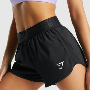 Gymshark Training Loose Fit Shorts - Black, Size Medium